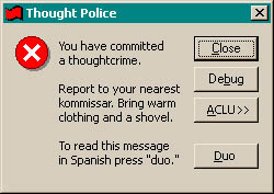 thoughtpoliceError